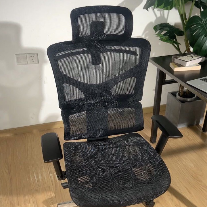 Ghế Công Thái Học Ergonomic Cao Cấp M084 Cho Văn Phòng, Bọc Full Lưới Có Tựa Đầu Điều Chỉnh
