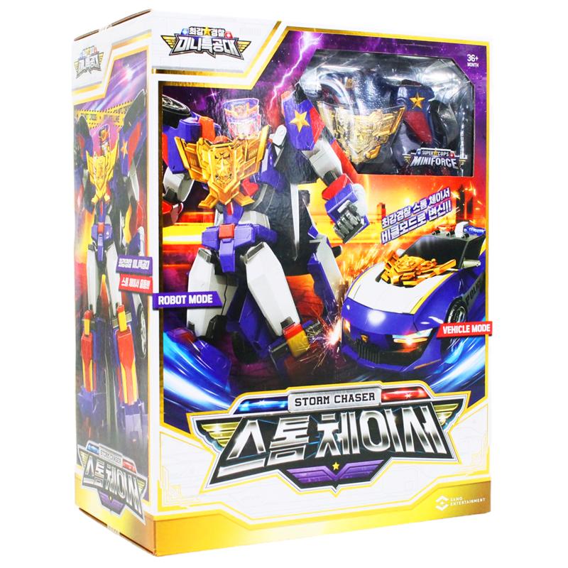 Đồ Chơi Siêu Xe Biến Hình Robot Cảnh Sát Oai Vệ Storm Chaser - Miniforce 505010