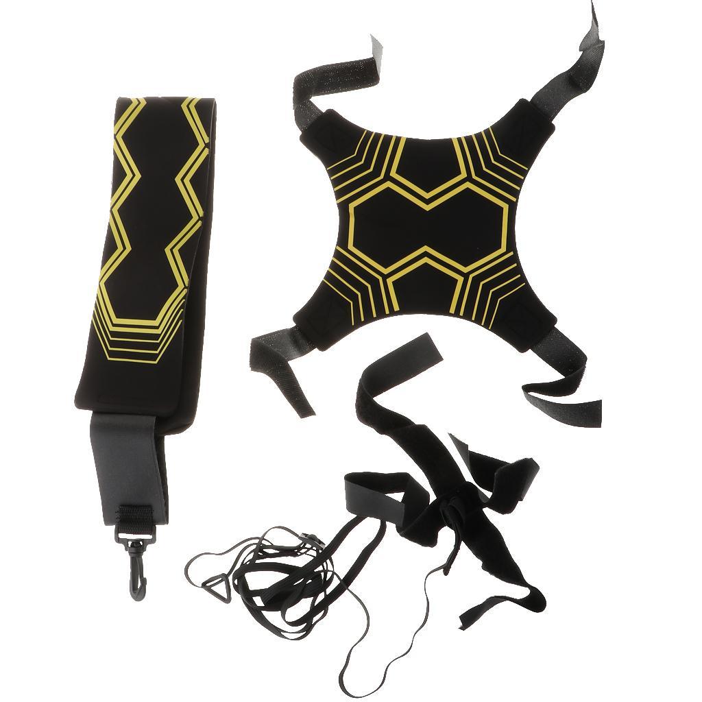 Football Kick Trainer Skills Soccer Training Aid w Adjustable Waistband