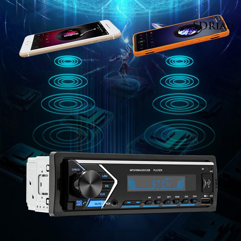 Máy Nghe Nhạc Mp3 Kết Nối Bluetooth 12v Trên Xe Hơi Kèm Phụ Kiện