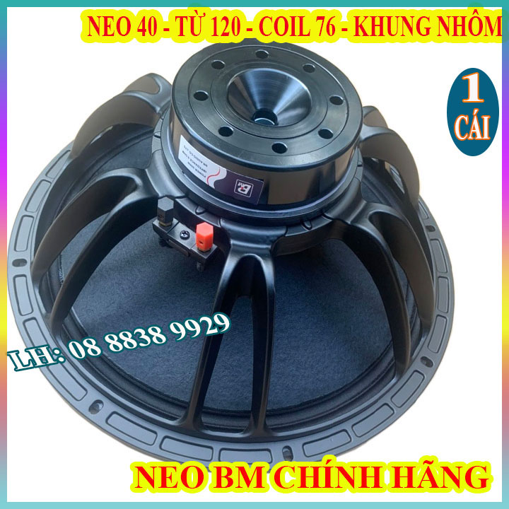 CỦ LOA BASS 40 BM TỪ NEO COIL 76 TỪ 120 CAO CẤP HÀNG NHẬP KHẨU - GIÁ 1 CÁI