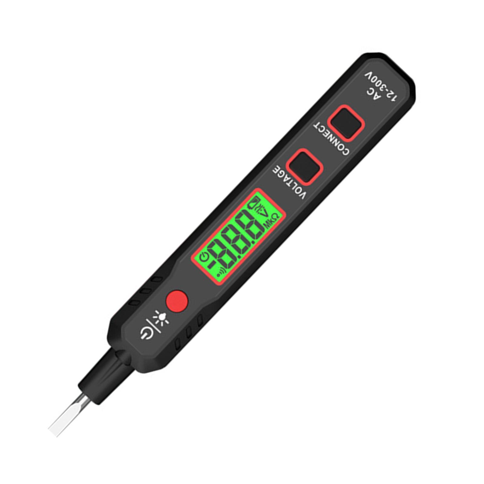 Electronic Test Pencil Test Screwdriver Portable LCD Display 12V-300V  Pen Circuit Tester Tool for Live/Null Wire Judgment
