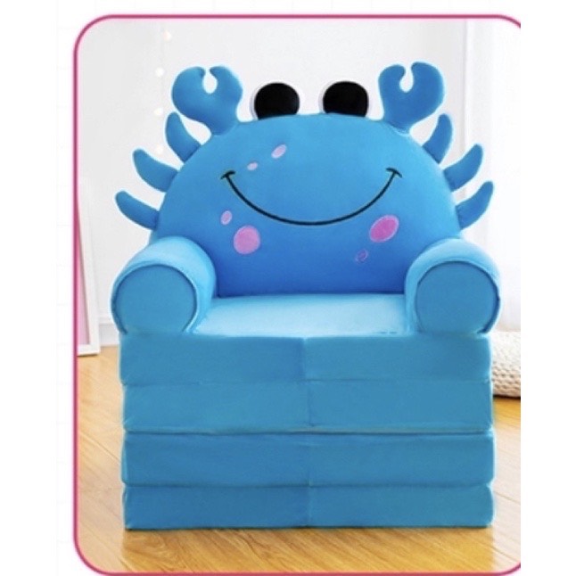 Giường + Ghế Sofa 4 Tầng Ngộ Nghĩnh Cho Bé - Cua Xanh