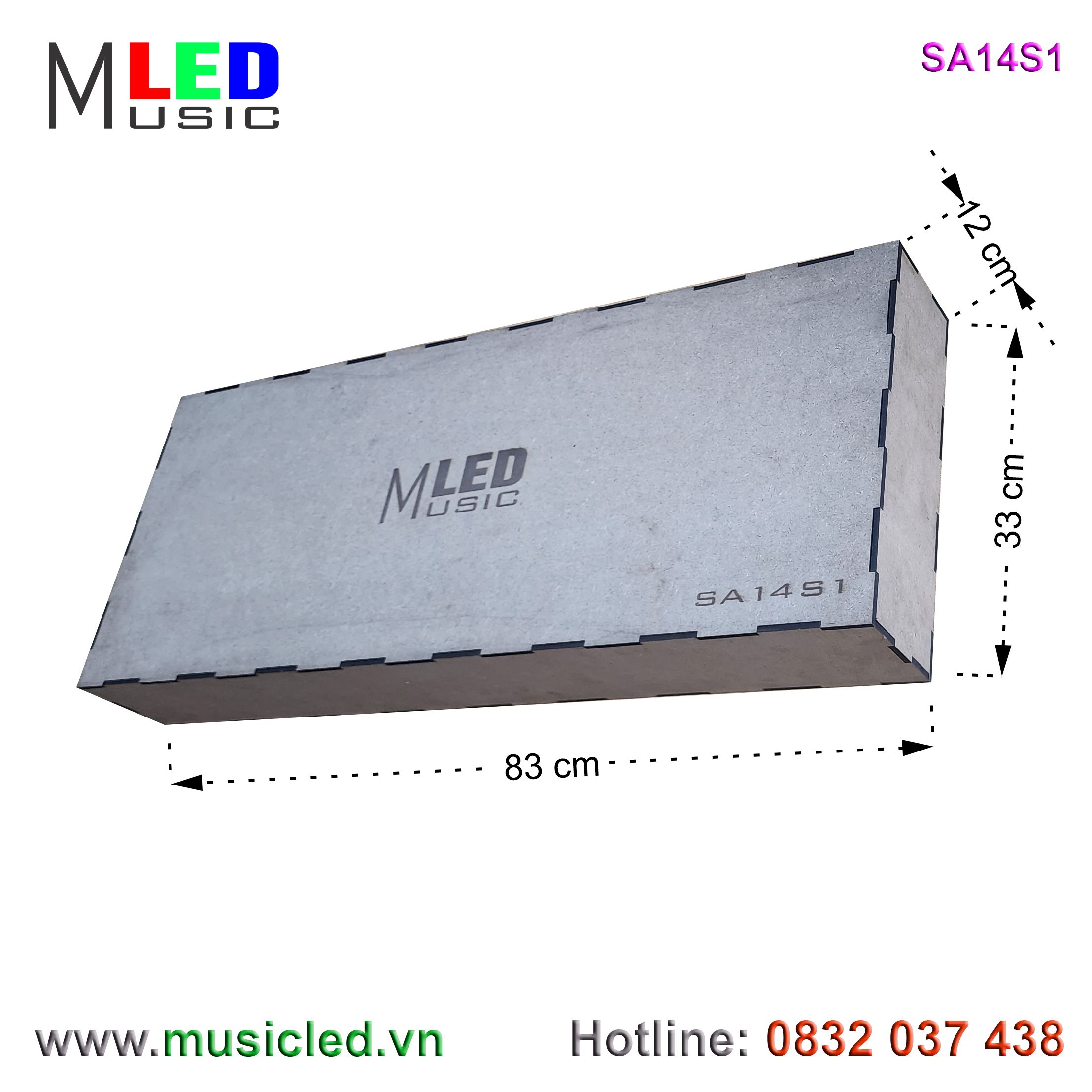 Dàn đèn Music LED nháy theo tần số nhạc 14 cột SA14S1