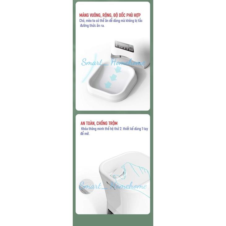 gd460 Máy cho mèo chó ăn tự động 11L, máy ăn tự động chó mèo thú cưng chăm sóc pet