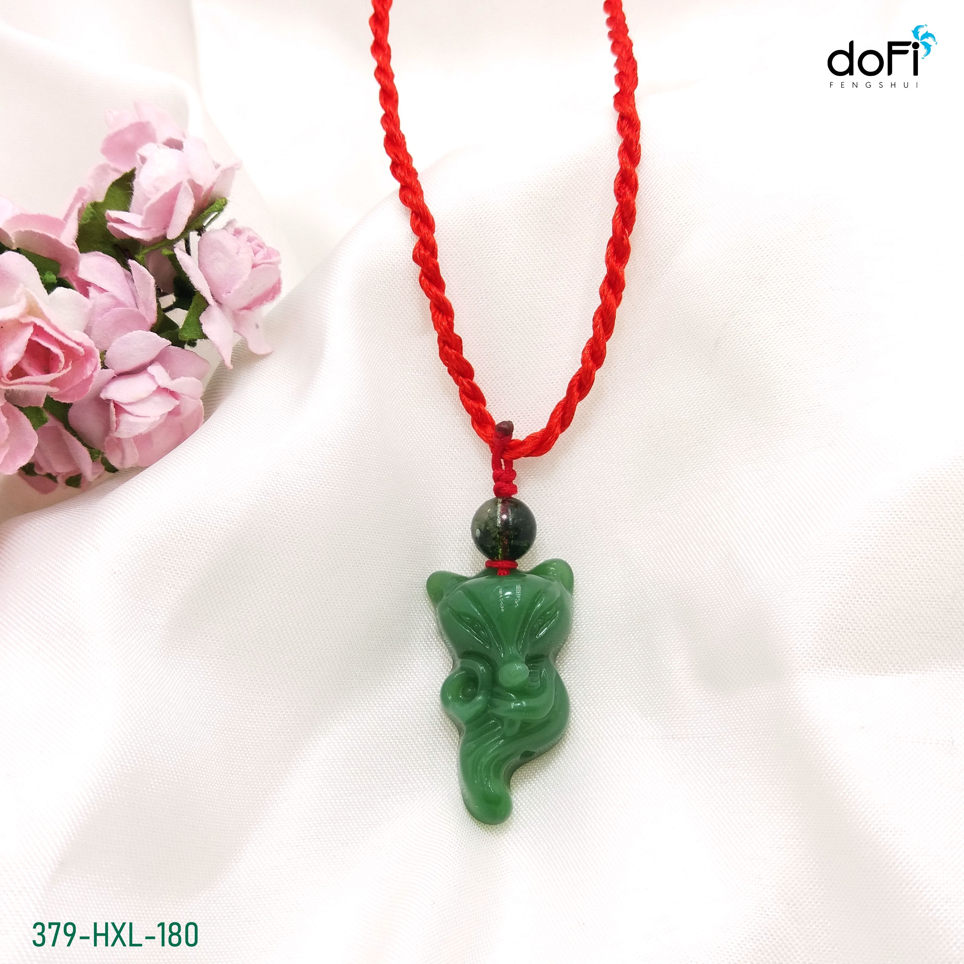 MẶT DÂY HỒ LY DÁNG ÔM HOA HỒNG ĐÁ MÃ NÃO XANH LÁ