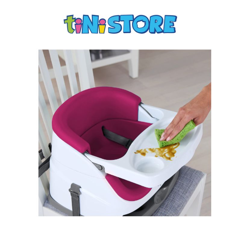 tiNiStore-Ghế ăn dặm 2 trong 1 màu hồng Ingenuity 11579