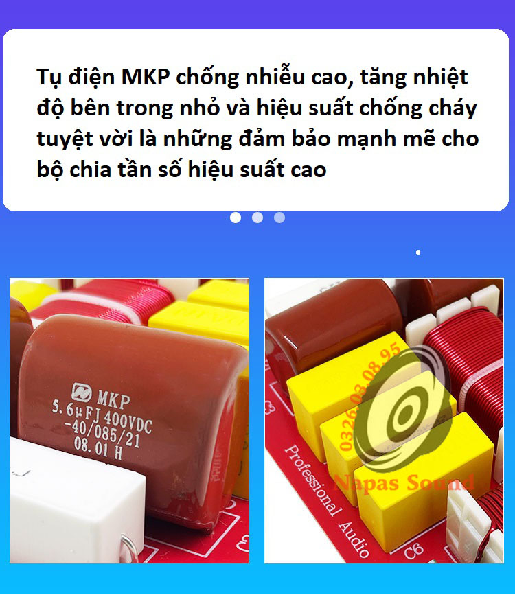 BỘ 2 CÁI MẠCH PHÂN TẦN FULL ĐƠN CÔNG SUẤT LỚN CÓ CHỈNH TRÉP WEAH2507 - MẠCH PHÂN TẦN LOA 2 ĐƯỜNG TIẾNG