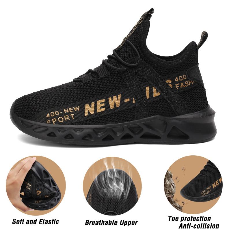 Superlight Kids Giày chạy bộ giày bé trai giày thể thao trẻ em Color: BlackGold shoes Shoe Size: 1.5