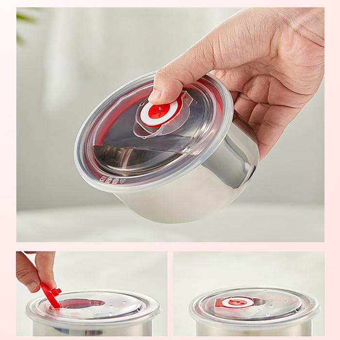 Hộp cơm cắm điện, hâm nóng thức ăn, giữ nhiệt, 4 ngăn inox 304