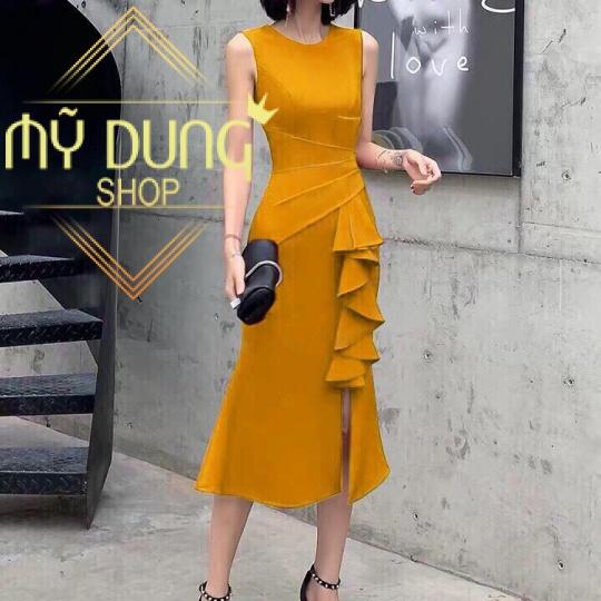 ĐẦM BODY CỔ TRÒN XẺ, BÈO- SIÊU HACK DÁNG