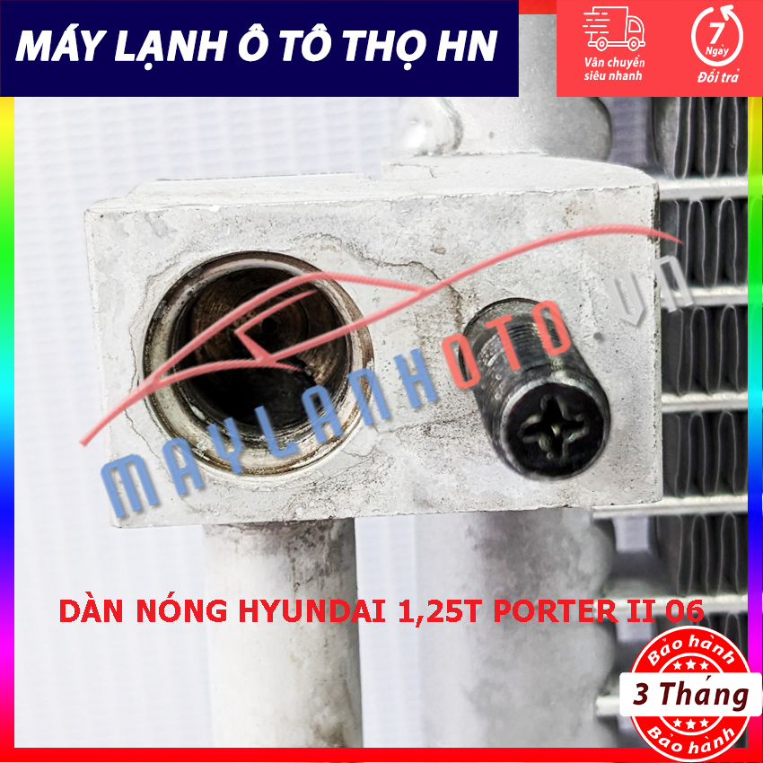 Dàn (giàn) nóng Hyundai 1,25T Porter 2 đời 2006 Hàng xịn Hàn Quốc (hàng chính hãng nhập khẩu trực tiếp)