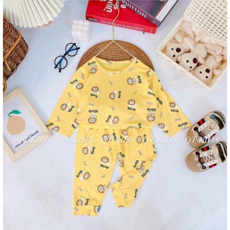 Bộ dài tay thun lạnh siêu dễ thương cho bé trai/bé gái