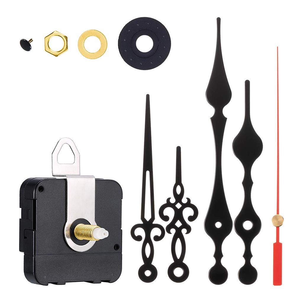 Aluminum Clock Movement Watchmaker Fittings 2 Set Hands