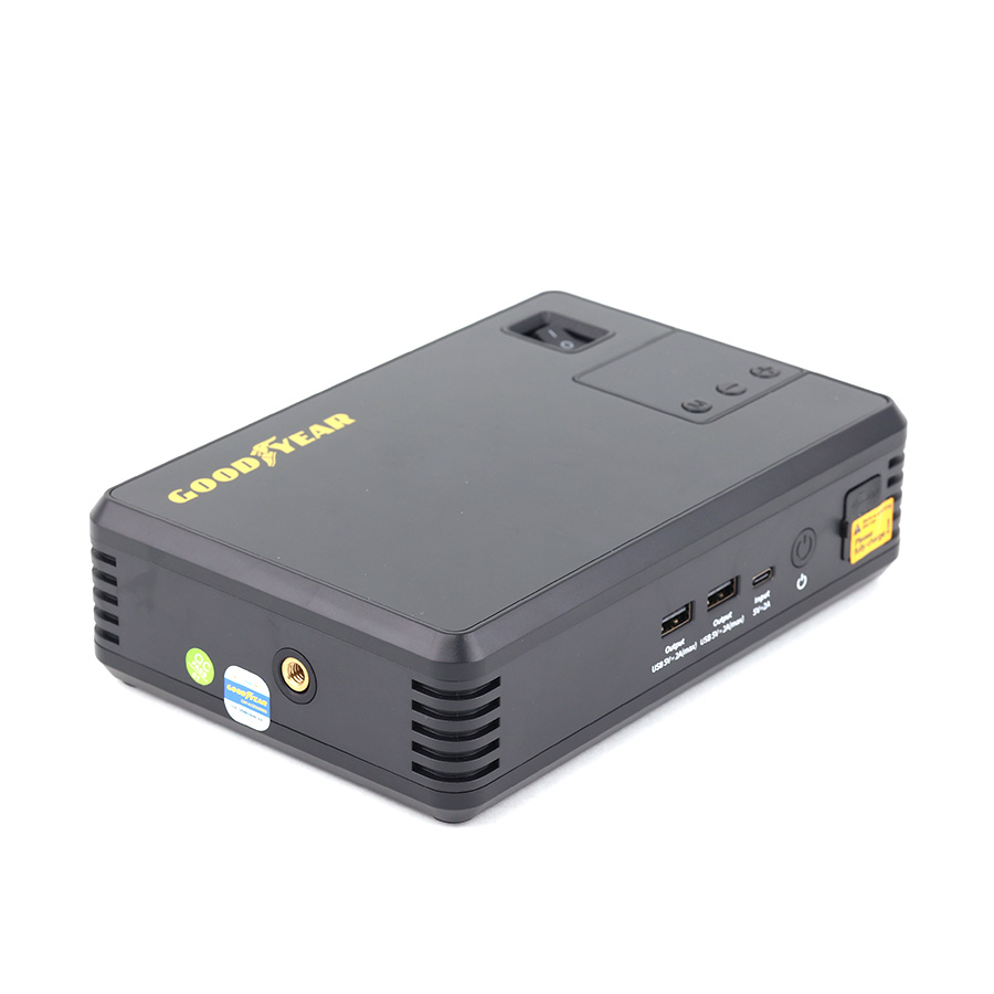 Bộ Kích Bình 400A Kiêm Bơm Lốp Xe GOODYEAR GY-5296 Đa Chức Năng Sạc Dự Phòng 10400mAh Đèn LED Khẩn Cấp - Nhập Khẩu Chính Hãng