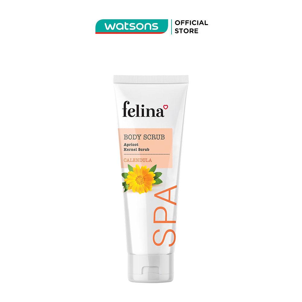 Gel Tắm Cơ Thể Felina Scrub Calendula Tẩy Tế Bào Da Chiết Xuất Calendula 300ml