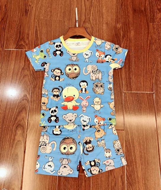 Bộ cotton giấy Thái cho bé trai/ bé gái