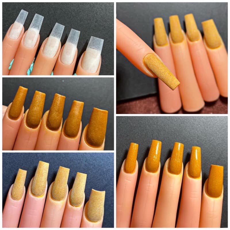 Set ngón tay giả 5 cái tập làm nail