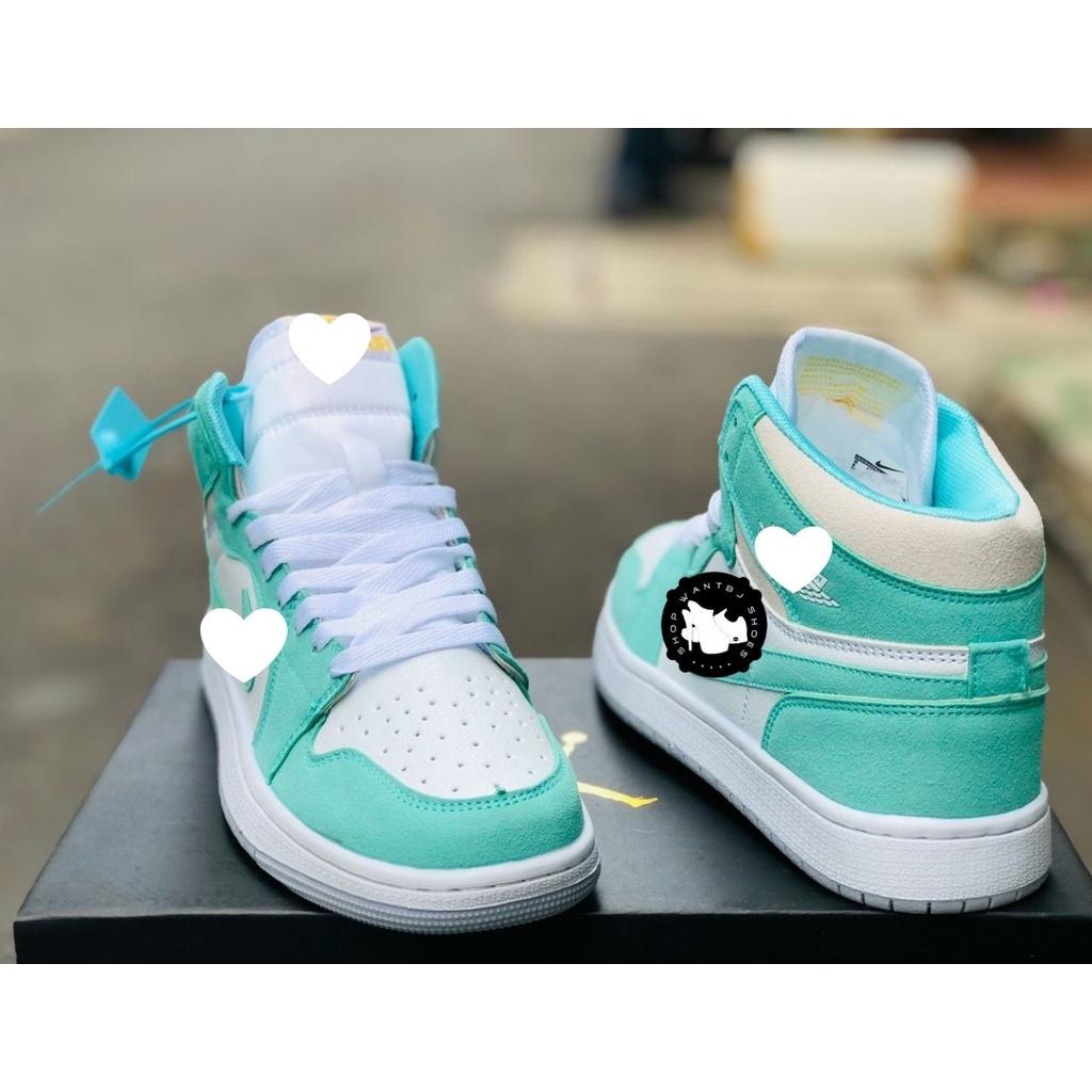 Giày sneaker nam và nữ, giày bata JD1 da mền cổ cao size 36 đến 44