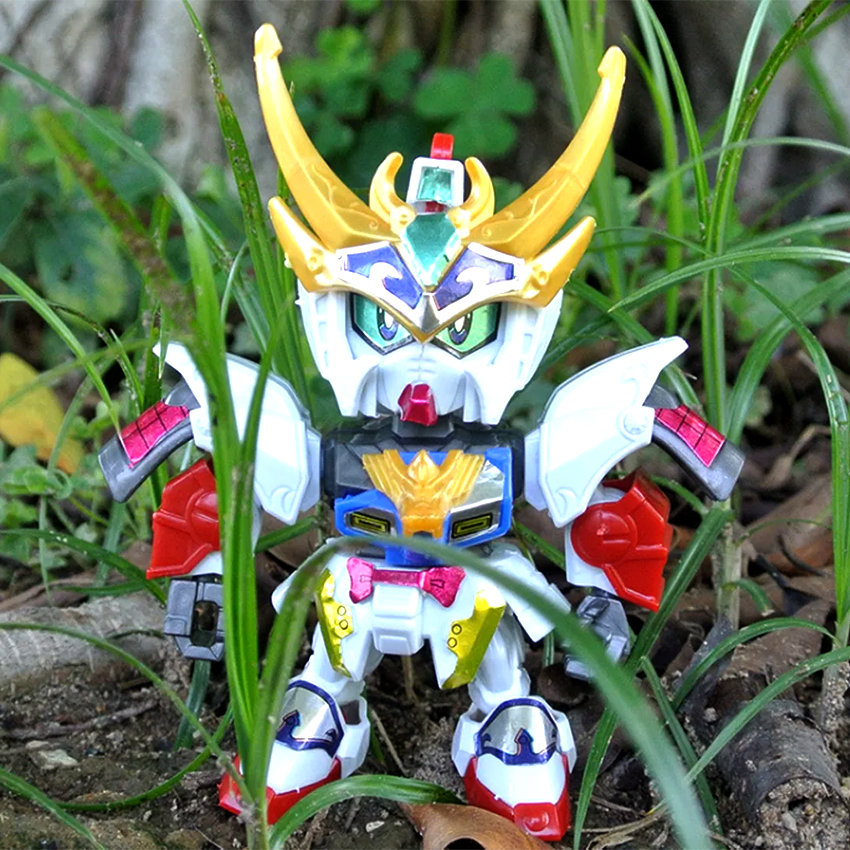 Đồ Chơi Xếp hình Gundam Triệu Tử Long - Mô Hình Lắp ghép Tam Quốc A004