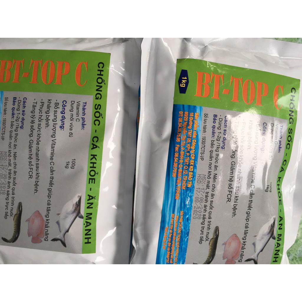 Vitamin C chống sốc, giúp cá phục hồi sức khỏe, ăn mạnh
