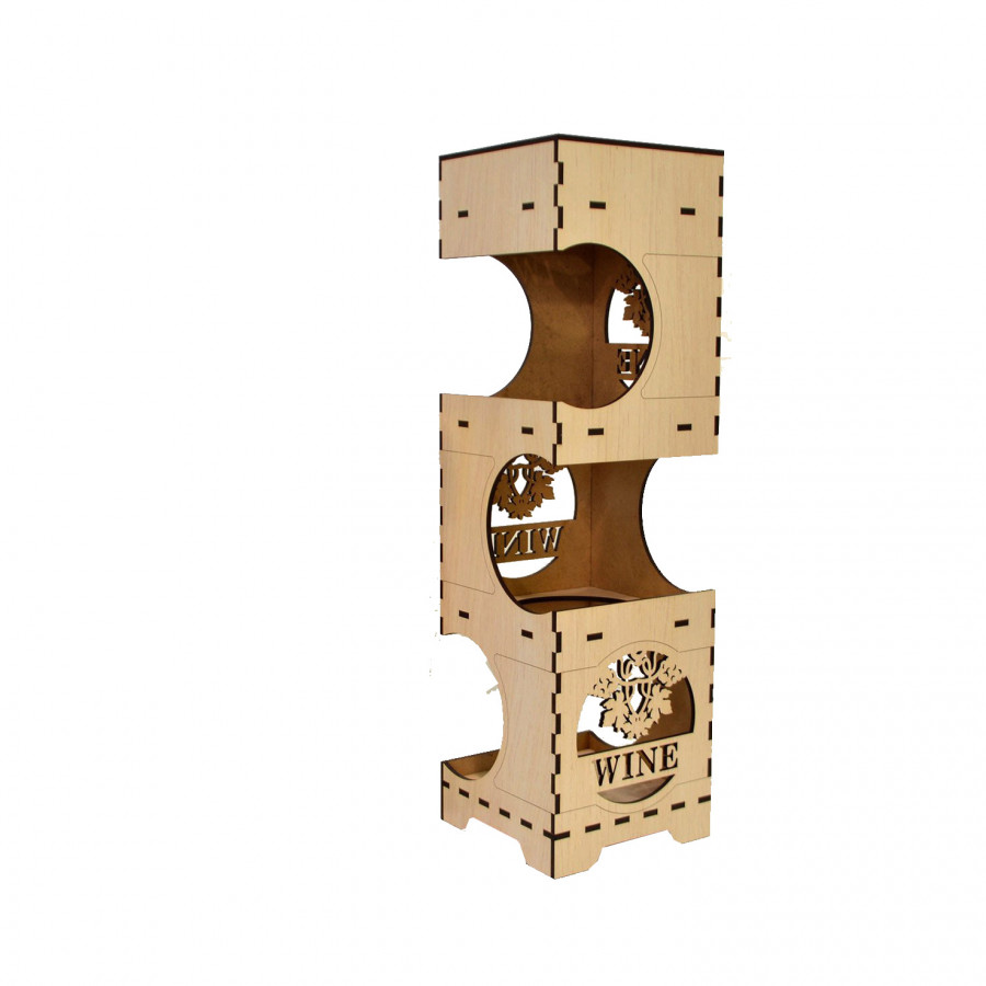 Hộp rượu vang đơn trang trí làm quà tặng Jonnydecor