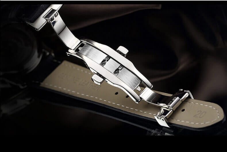 Đồng hồ nam chính hãng LOBINNI L5018-1 Fullbox, Kính sapphire ,chống xước,chống nước,dây da xịn, máy cơ (Automatic), Mới 100%,Bảo hành 24 tháng