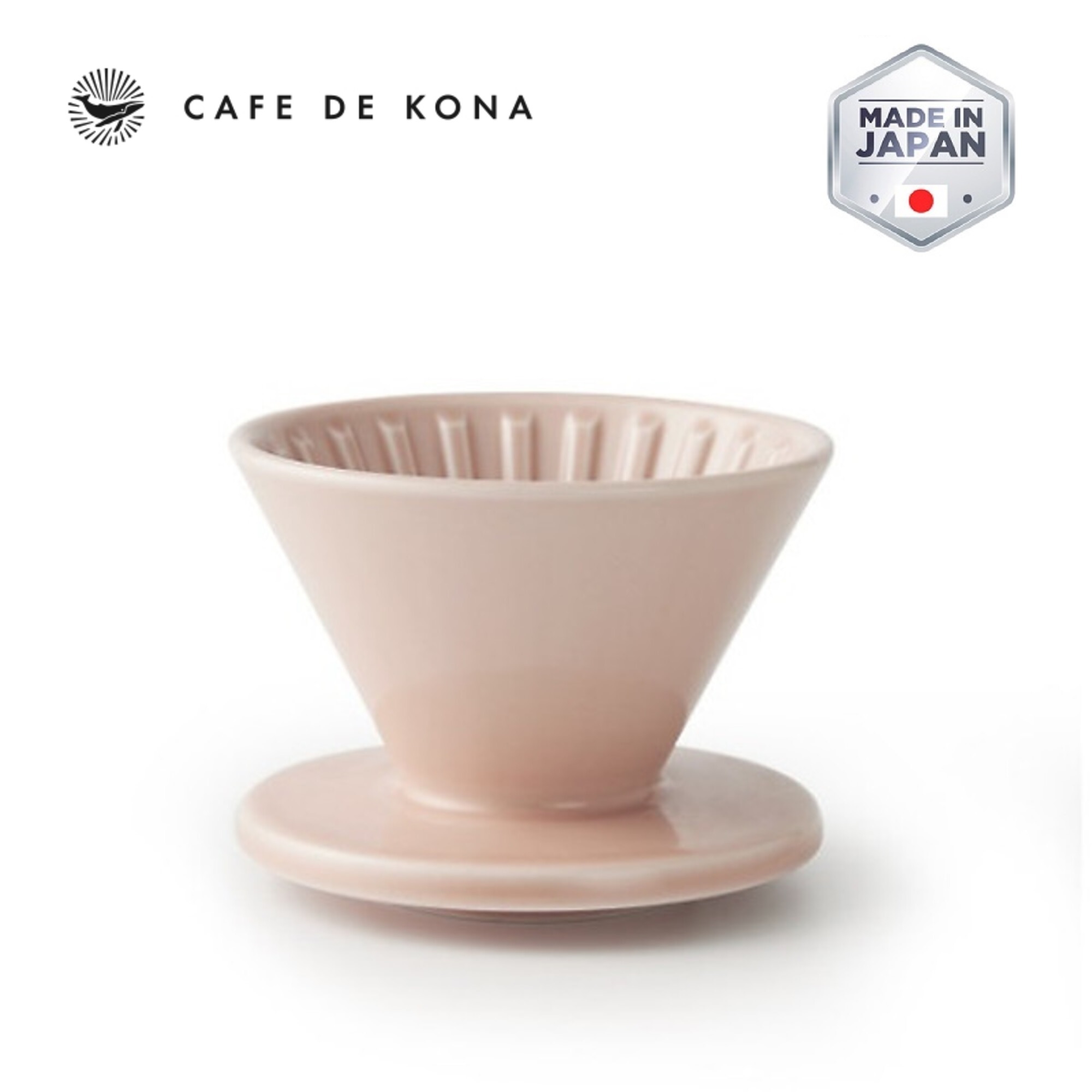 Phễu Pour over V60 01 sứ Hasami Nhật Bản CAFE DE KONA