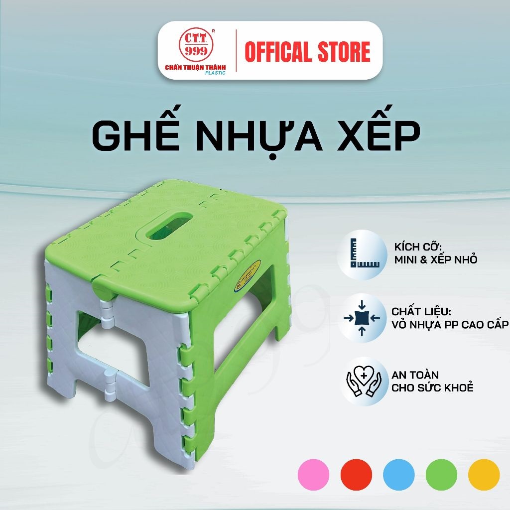 Ghế Nhựa Xếp Gọn Chấn Thuận Thành