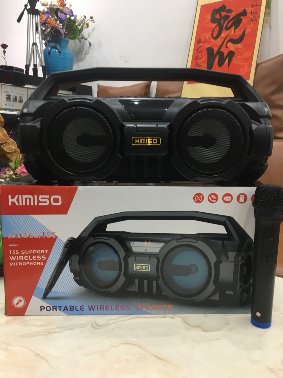 Loa Bluetooth Kimiso T5S Hát Karaoke - Hàng Nhập Khẩu