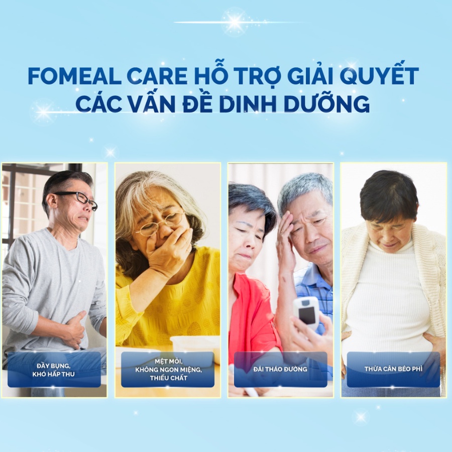 Súp uống vi chất Fomeal Care hấp thu nhẹ bụng , bồi bổ sức khỏe