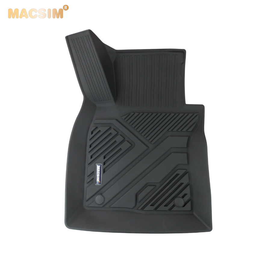 Thảm lót sàn xe ô tô Mazda 3 2020 +  nhãn hiệu Macsim - chất liệu nhựa TPE đúc khuôn cao cấp - màu đen