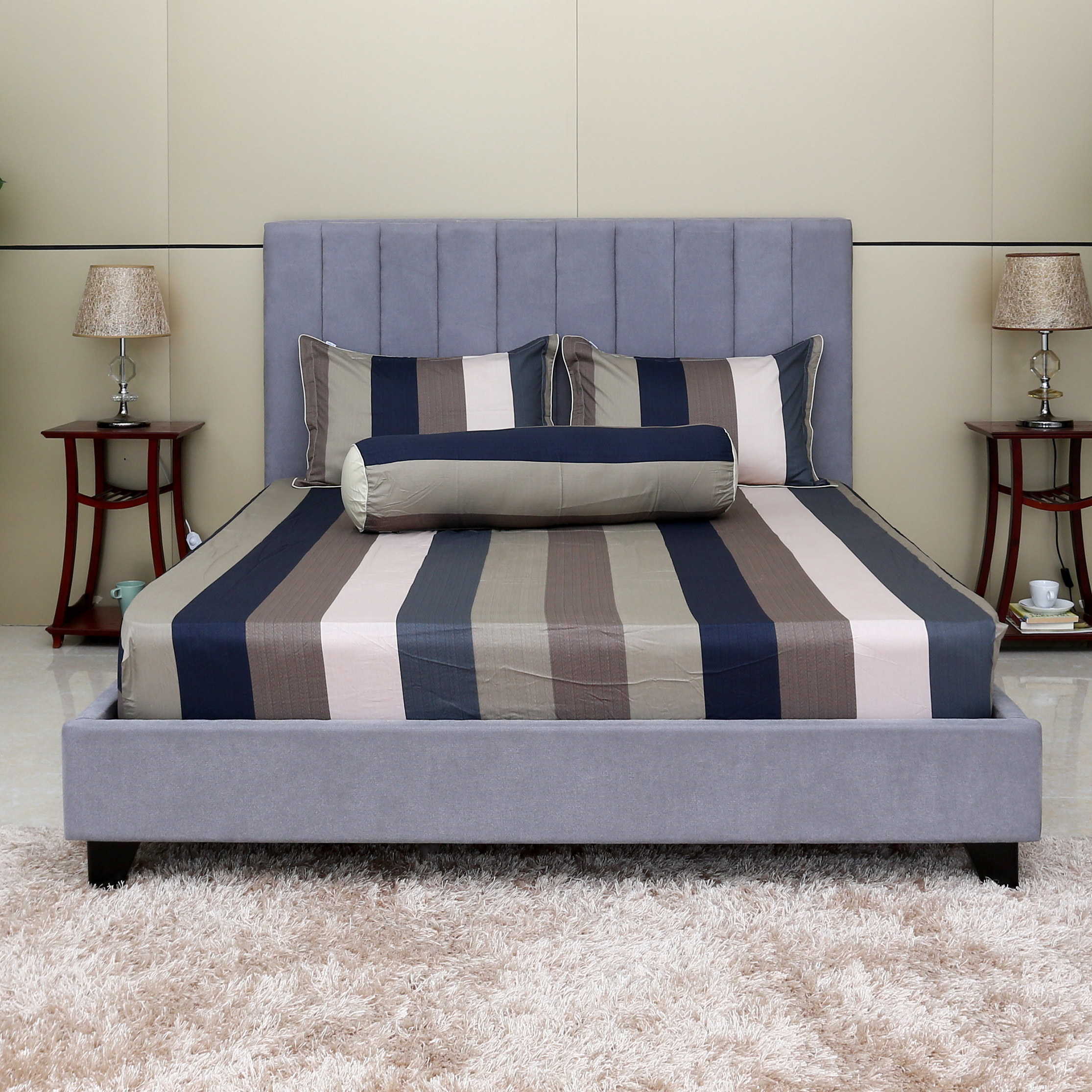 Bộ Drap Gối Cotton Hoa Thắng Lợi mẫu S - Chính hãng - 140 x 200