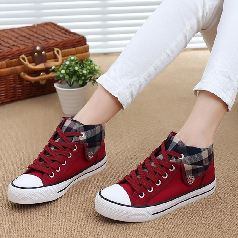 Women Casual Sport Breathable Canvas Shoes
