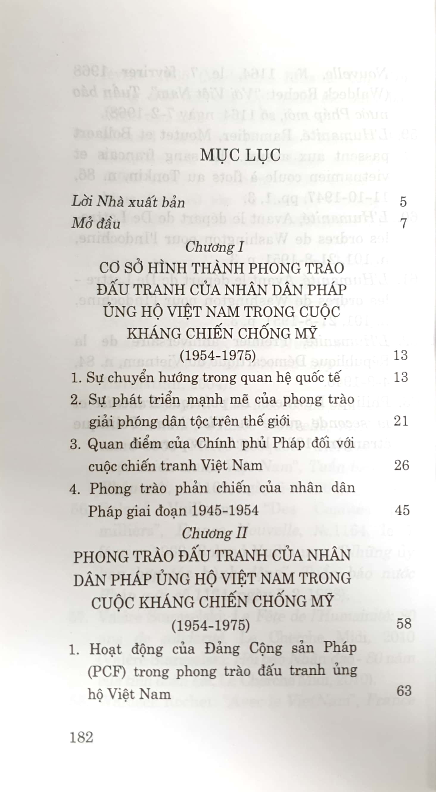 Nhân dân Pháp đoàn kết với Việt Nam trong đấu tranh thống nhất đất nước (1954 - 1975)