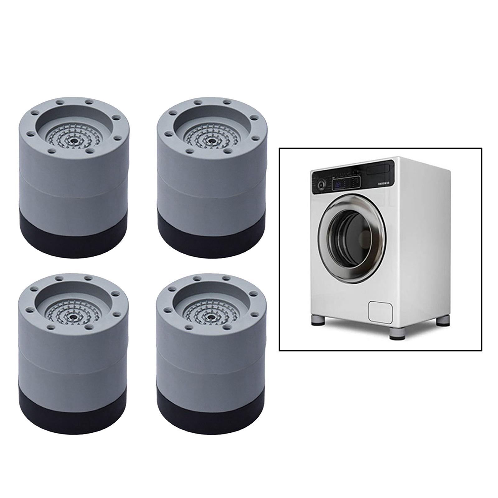 8x Round Washing Machine Anti Walk Anti Vibration Feet Pads Non-slip Mat Protect