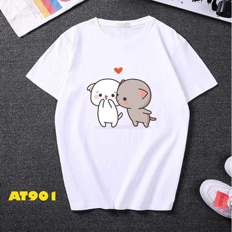Áo đôi nam nữ tình yêu bạn thân đẹp unisex KING SPORT Áo cặp nam nữ gia đình cao cấp thoáng mát form rộng