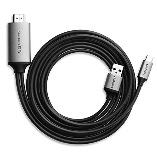 Cáp chuyển USB Type C to HDMI dài 1,5m hỗ trợ 4K2K@60Hz Ugreen 50544 chính hãng