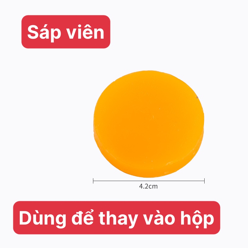 Sáp vuốt chỉ thêu tranh chữ thập, có sáp hộp và có sáp viên