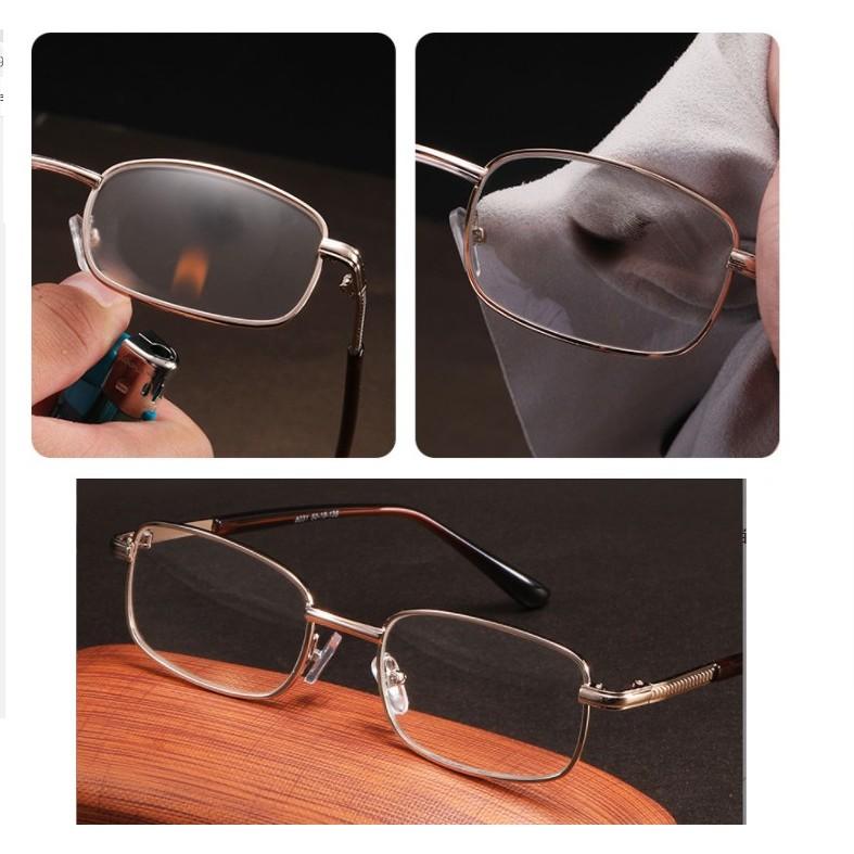 Kính lão thị trung niên nam nữ kính viễn thị 16KV tròng Pha lê thủy tinh sáng rõ Bảo hành 1 đổi 1