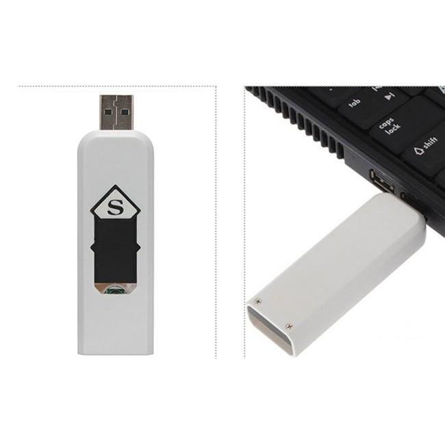 Bật Lửa Sạc Điện Chữ S Cổng Sạc USB