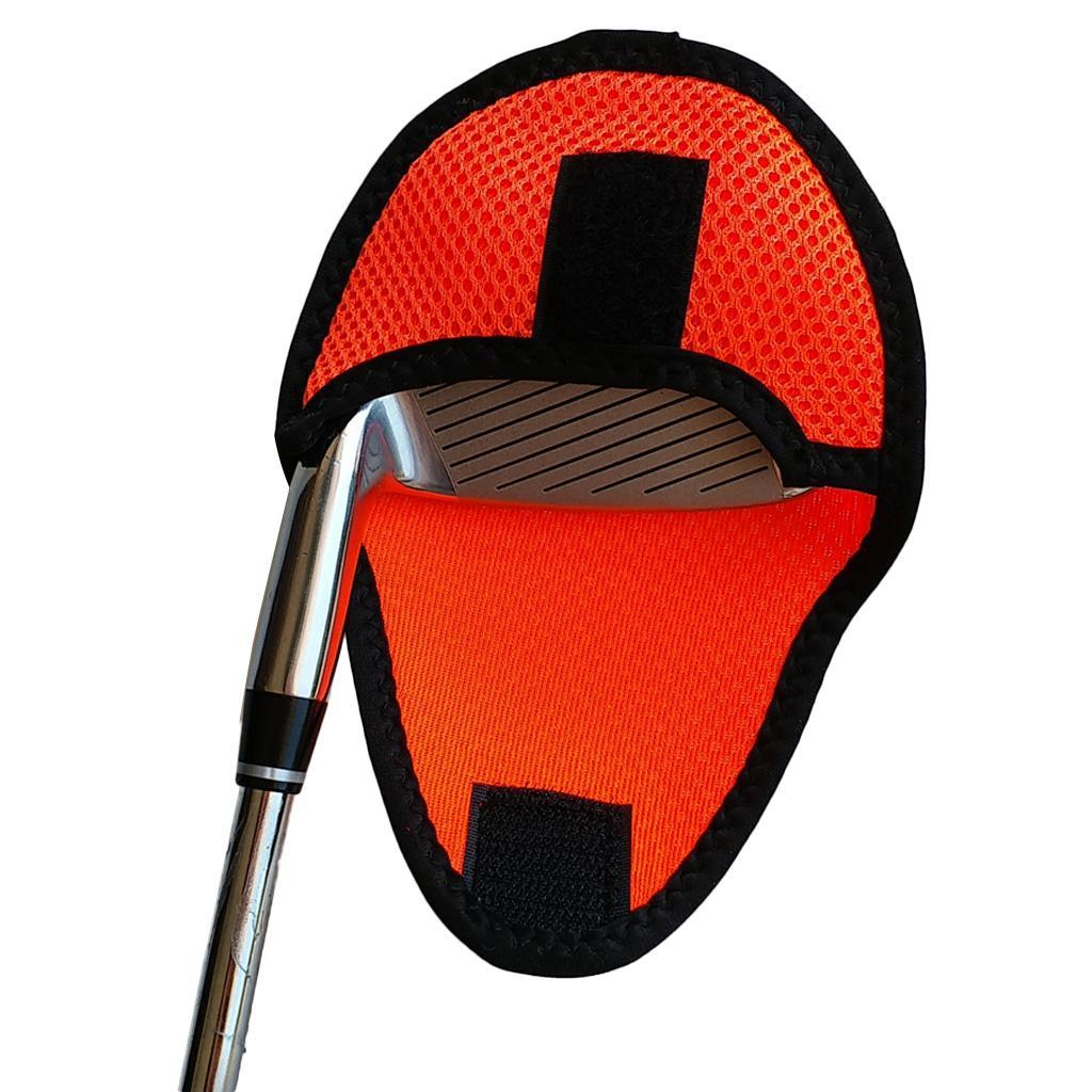2-5pack Mallet Putter Head Cover Headcover Protector Bag Golf Accessories Orange