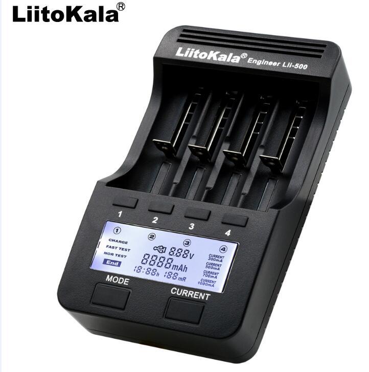 LIITOKALA LII-500 LII-PD4 LII-500S LCD 3.7V 18650 18350 18500 21700 20700B 20700 14500 26650