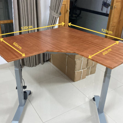 Bàn nâng hạ MAH-D12L, Mặt bàn chữ L theo yêu cầu