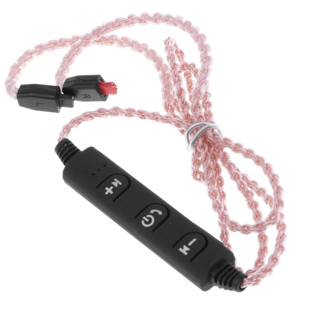 Wireless Bluetooth Headphone Cable Upgrade Neckband Headset Cable with Remote for ATH-IM50 IM70 IM01 IM02 IM03 IM04 TH1121