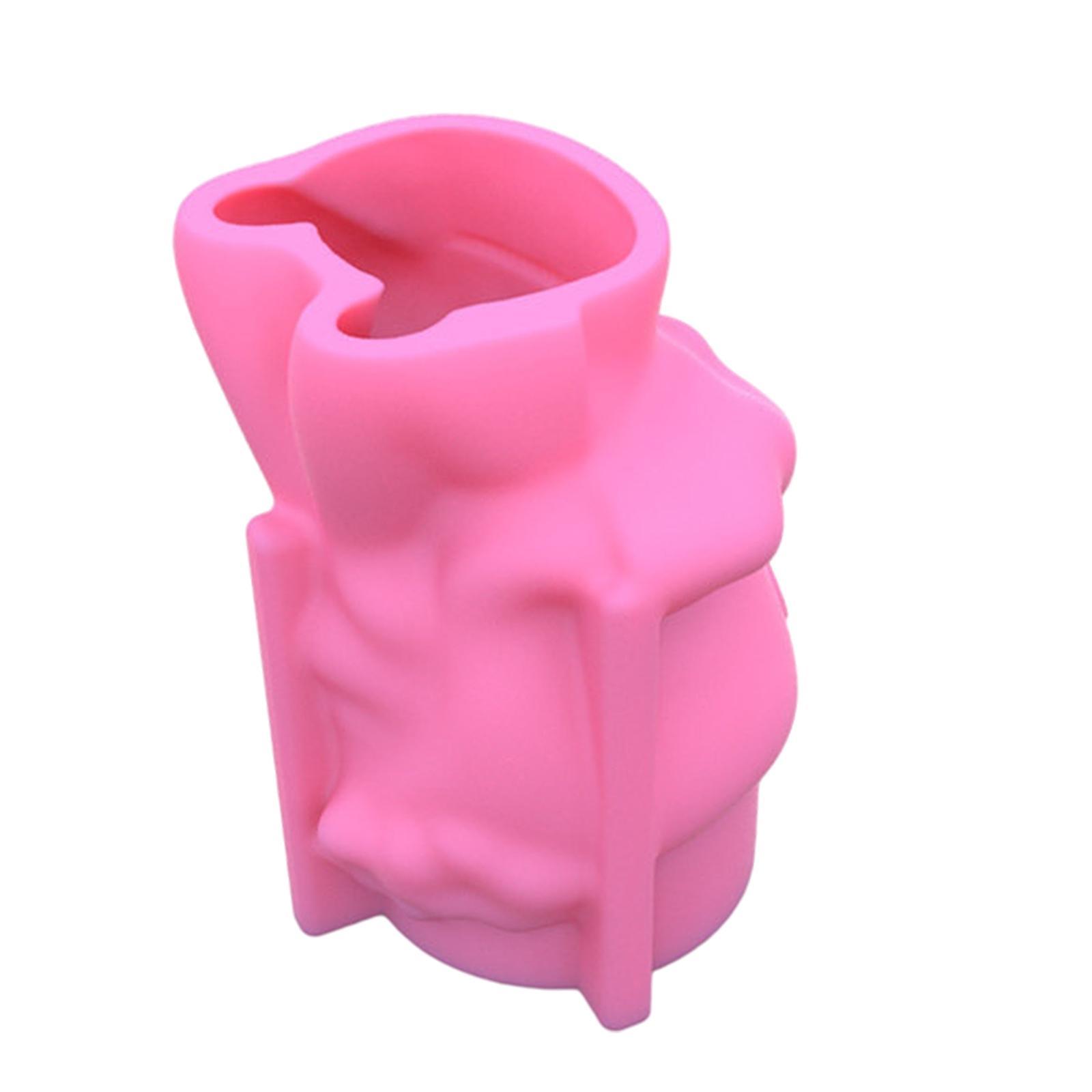 Cute Silicone Mold Epoxy Resin Flower Pot Mould Crafts Making Handmade