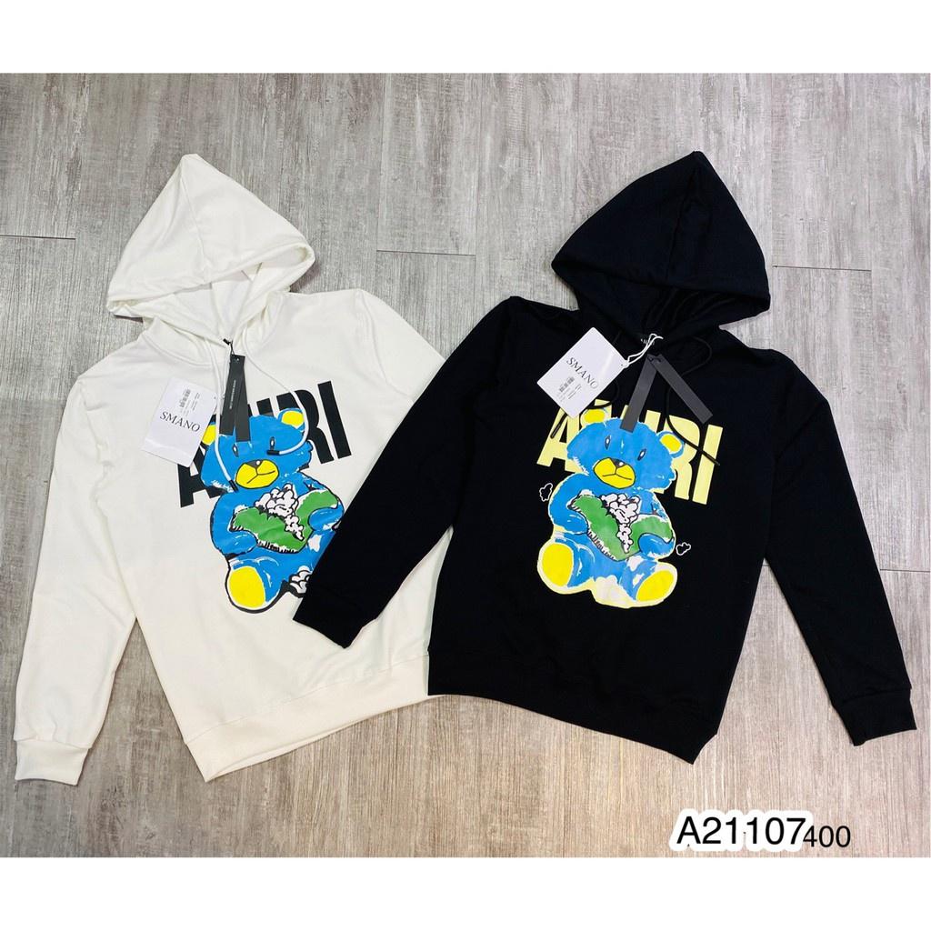 Áo nỉ hoodie Amiri in hình gấu - Áo Nỉ có mũ cho nam