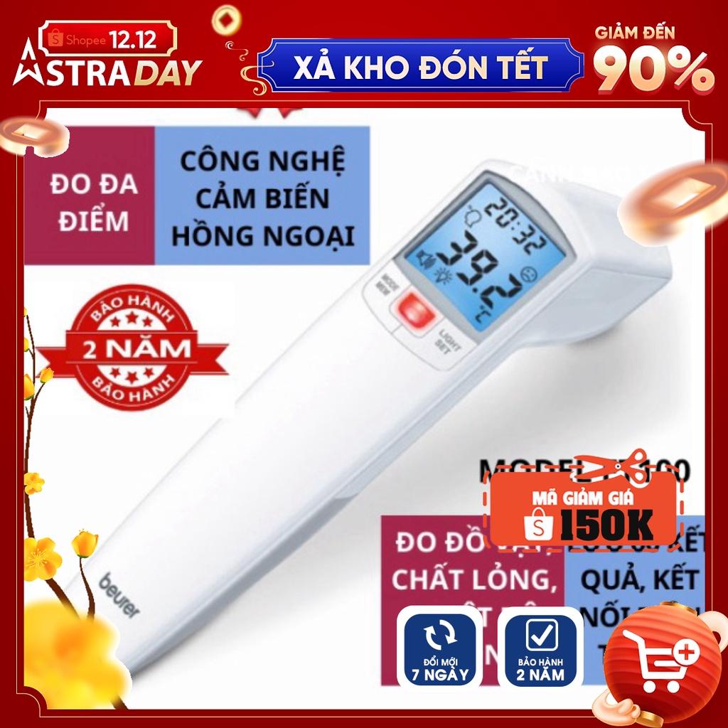 Nhiệt kế điện tử hồng ngoại không tiếp xúc Beurer FT100, máy đo thân nhiệt, đo nhiệt độ,đo đa điểm, đo