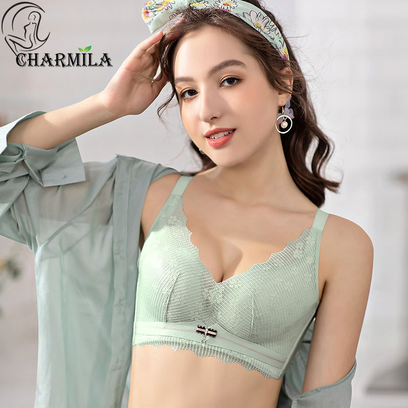 Áo ngực nữ Charmila không gọng chất ren cao cấp hiện đại mã AN16