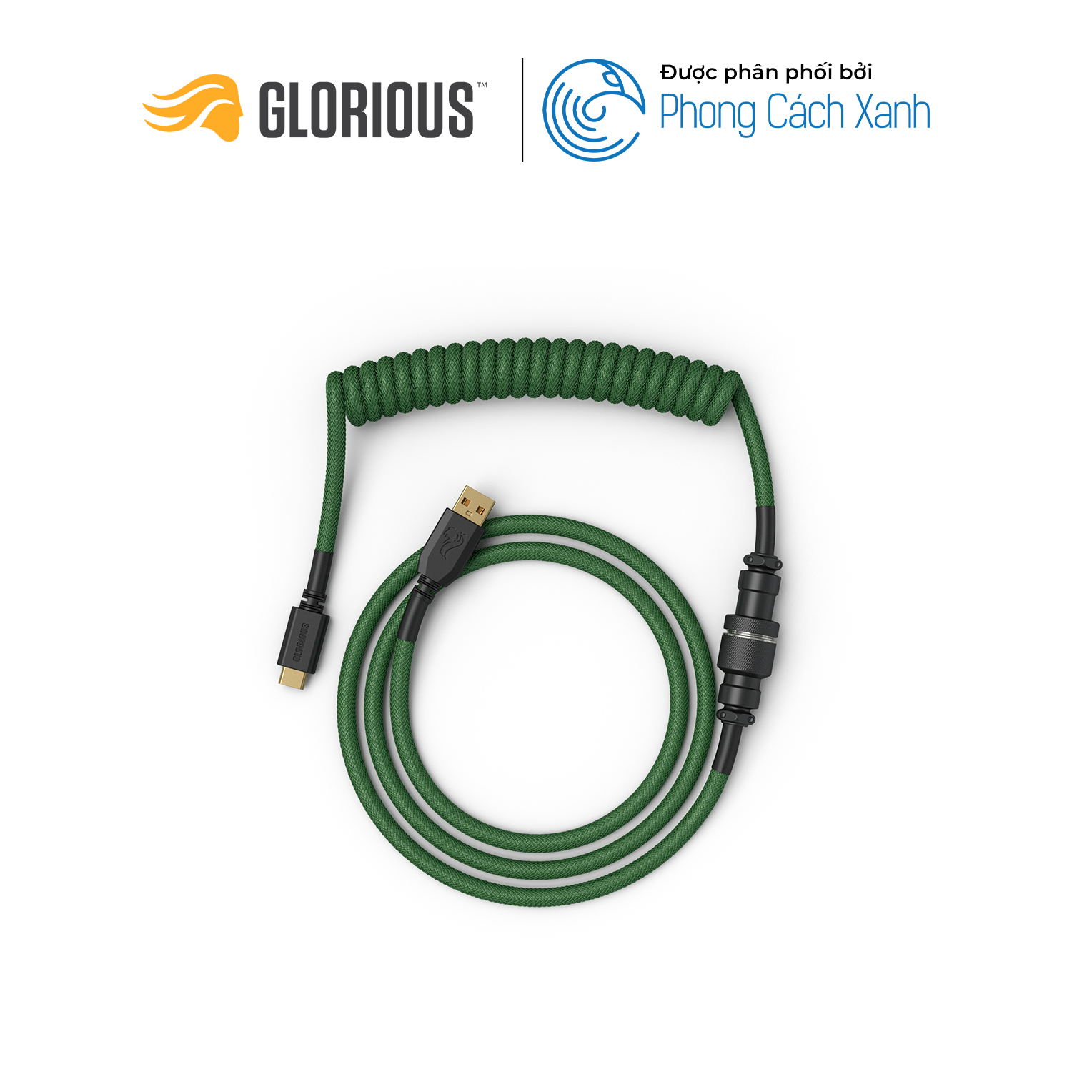 Cáp Bàn Phím Cơ USB-C Artisan Glorious Coiled Cable - Hành Chính Hãng